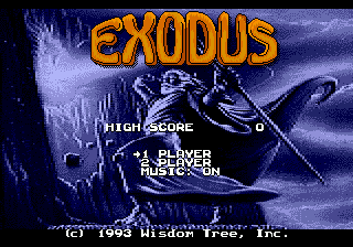 Exodus - Journey to the Promised Land Title Screen